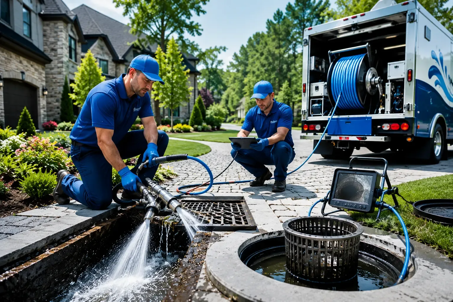 Local outdoor drain cleaning professionals in Delhi, LA